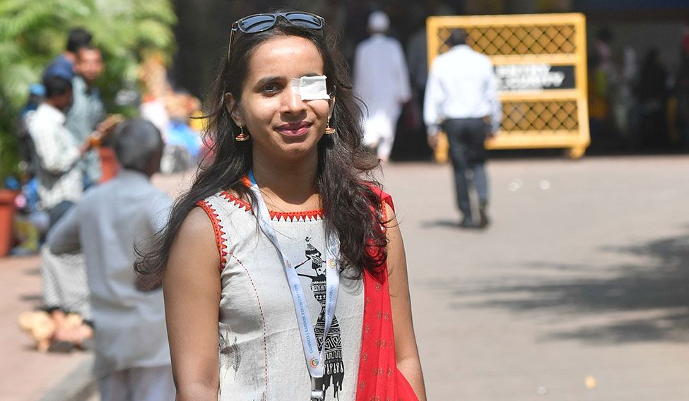 Common pain: Preeti Phad was diagnosed with retinoblastoma at age 8. As a teen, she battled depression, but bonding with other cancer survivors helped her come to terms with her situation | Janak Bhat Long road to recovery