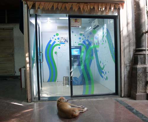 Locked out: With the shortage of money, most ATMs exhausted their supply in quick time Shades of black