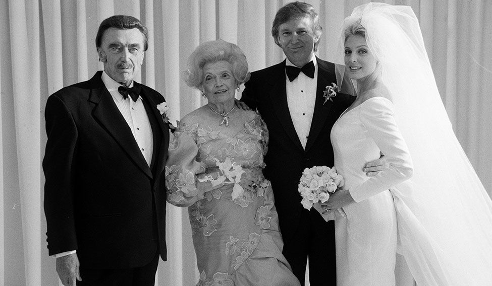 The family man: (From left) Fred Trump and Mary Trump with their son Donald Trump and his second wife, Marla Maples, in 1993 | Getty Images Don, the quixotic