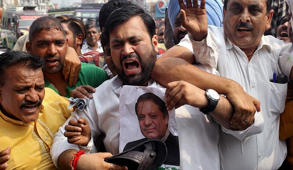 Shame, Sharif: From an anti-Pakistan protest organised by the Congress party in Jammu | reuters
Political puzzle