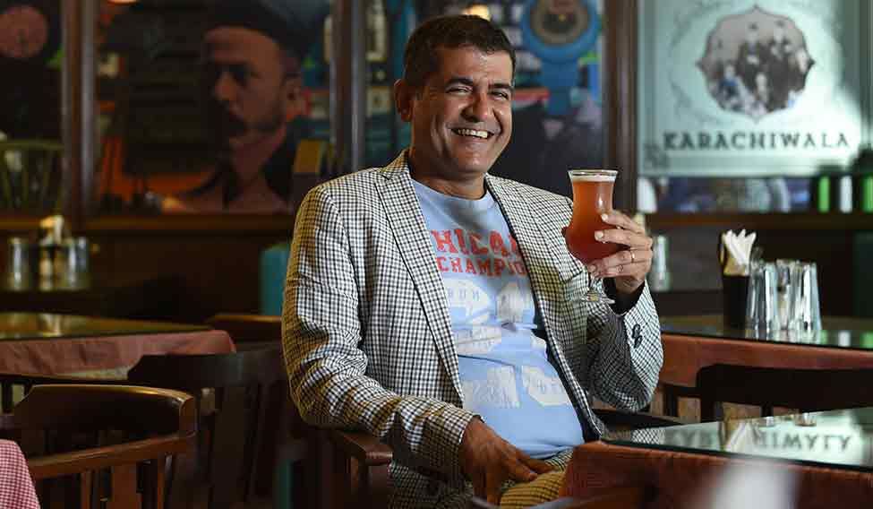 Entrepreneur A.D. Singh at SodaBottle-OpenerWala in Mumbai | Sanjoy Ghosh Innovation on my plate
