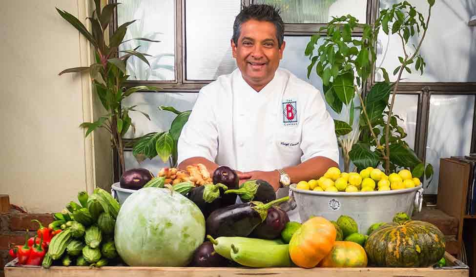 Chef Floyd Cardoz of The Bombay Canteen. Innovation on my plate