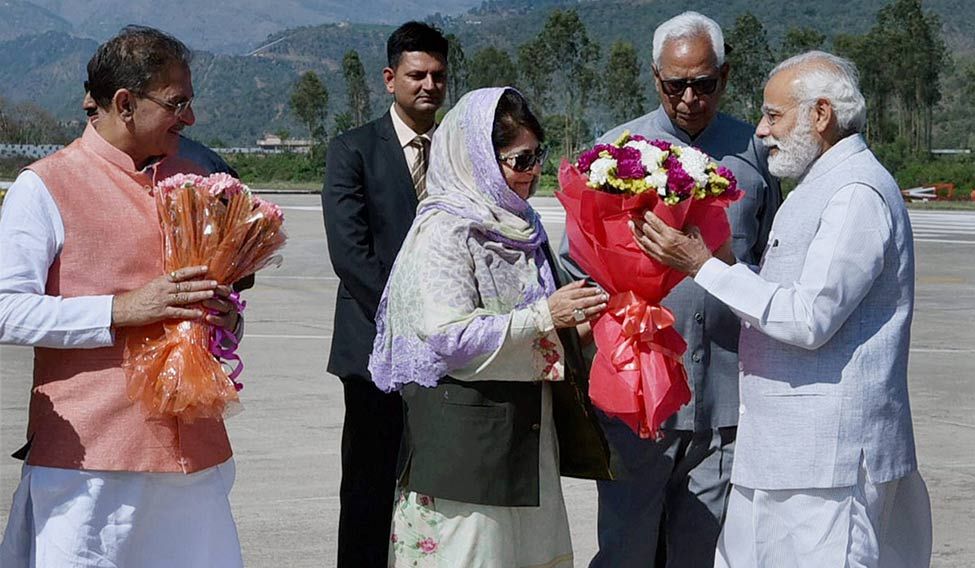 Mehbooba has faced a lot of flak from Kashmiris for her alliance with Modi | PTI The young and the reckless
