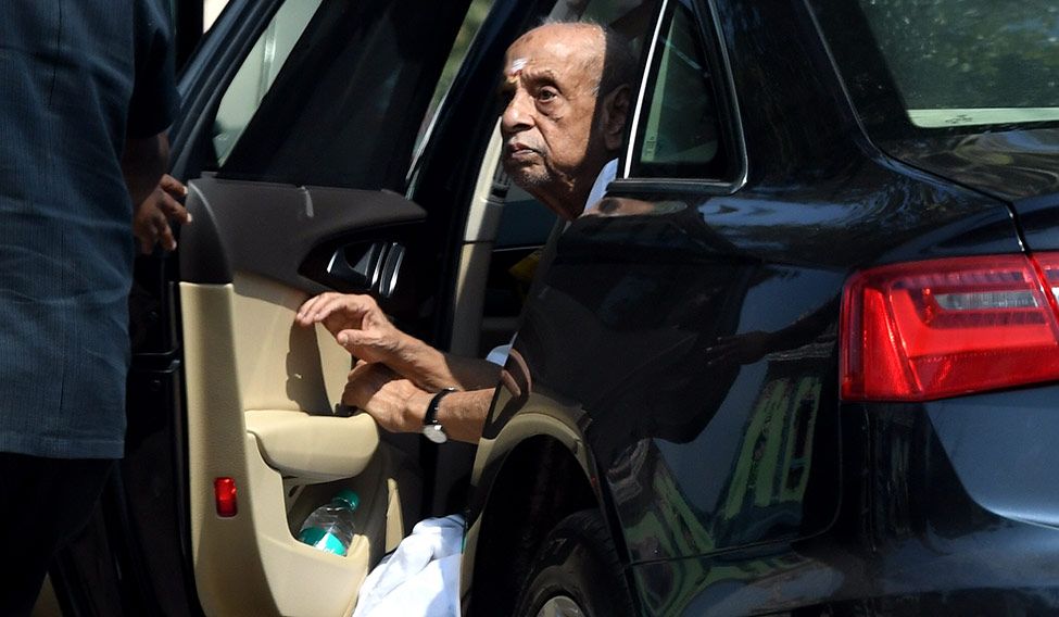 Chandrasekaran's father Natarajan. A nice man to know