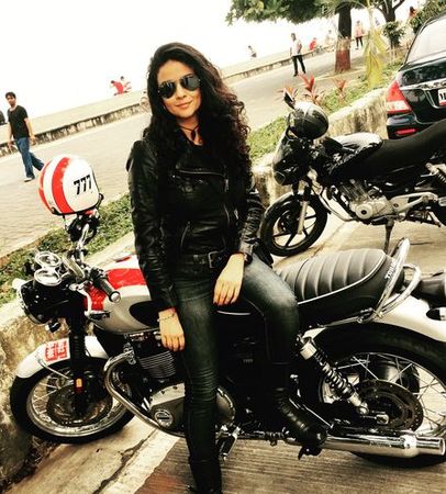 She is a fitness enthusiast and loves biking Flying high