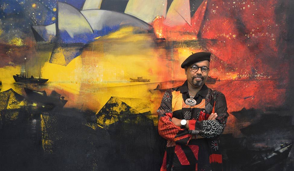 Creating elements of joy: Maity. River of colours