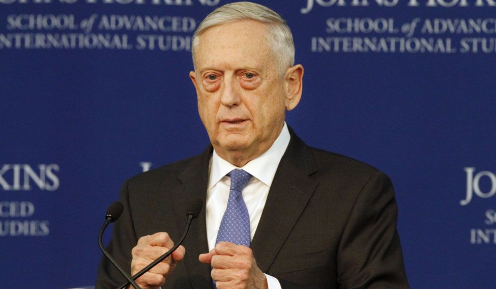 Defense Secretary James Mattis says terrorism no longer America's 'primary focus' Defense Secretary James Mattis says terrorism no longer America's 'primary focus'