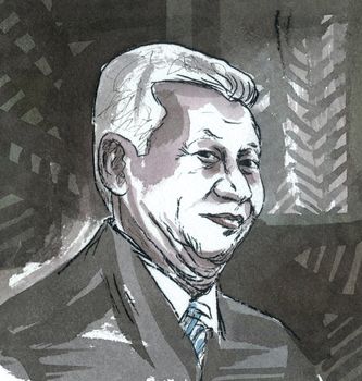Illustration: Bhaskaran Sultan at the crossroads