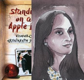 Illustration: Bhaskaran Aishwaryaa on the apple box