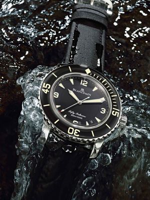 Blancpain Fifty Fathoms Automatique launched last year. “Feminine complications are the hardest thing to do”