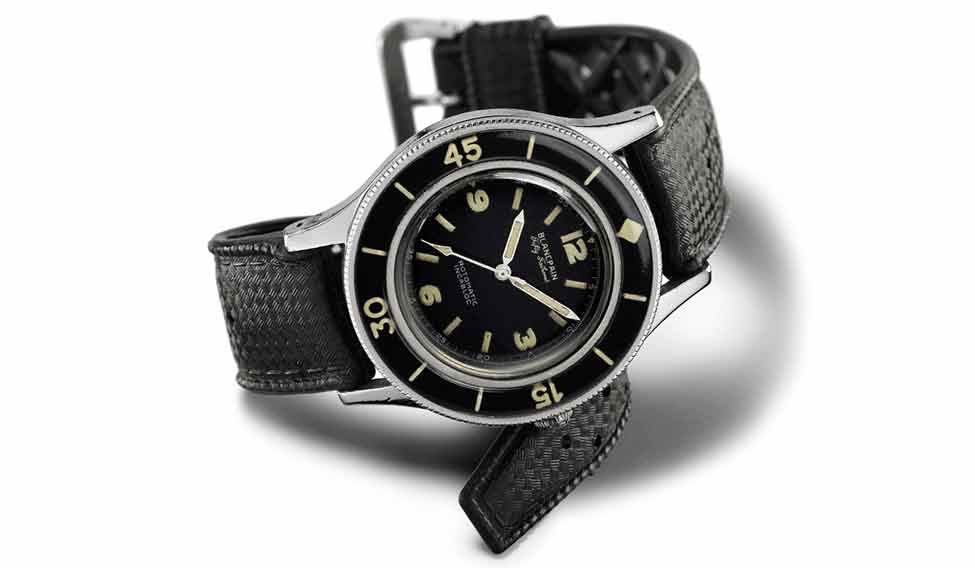 Blancpain Fifty Fathoms 1953. “Feminine complications are the hardest thing to do”