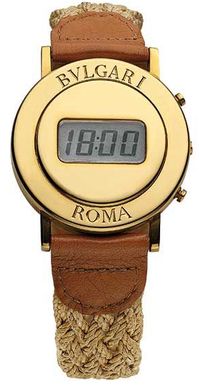 Keeping up with the ‘quartz age’, the Bulgari Roma launched in 1975 had a liquid-crystal display. Fabulous @40