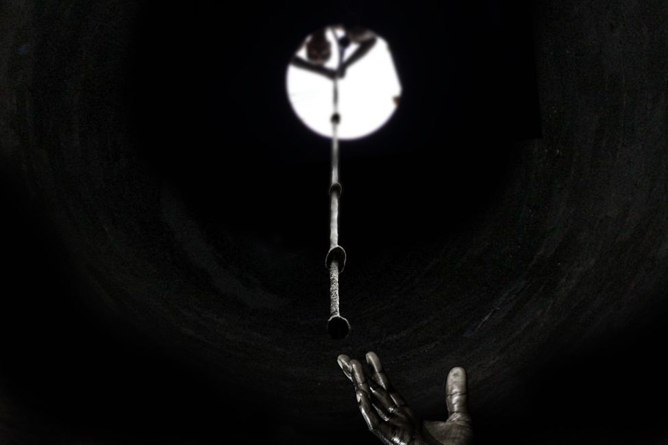 A picture for the poster of the film | Aswin P.S The tale of a 'hole' community