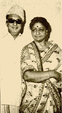 MGR and Janaki Two men, two women