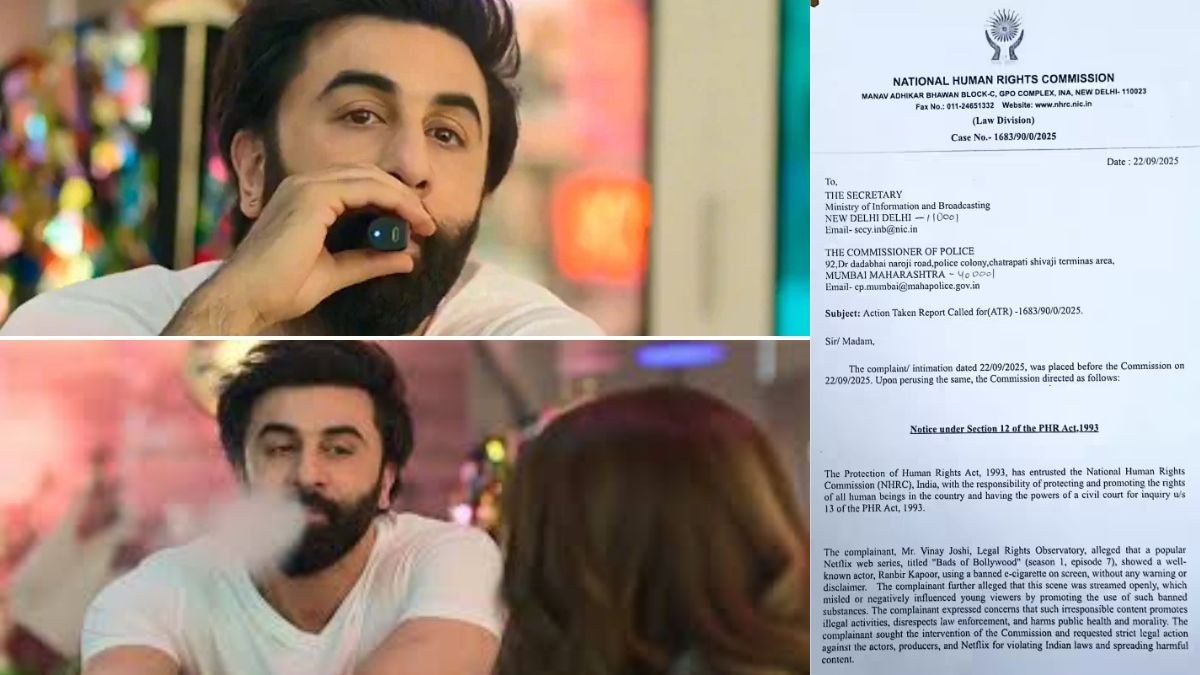 ranbir kapoor vape Bads of Bollywood' row: Ranbir Kapoor, Netflix under fire over vaping scene  as NHRC orders Mumbai police probe- The Week