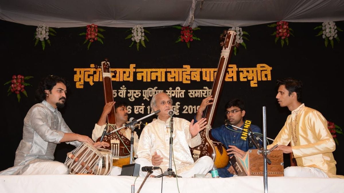 Pandit Ulhas Kashalkar at the 2019 edition of the Guru Purnima Sangeet Mahotsav in Bakayan | Facebook