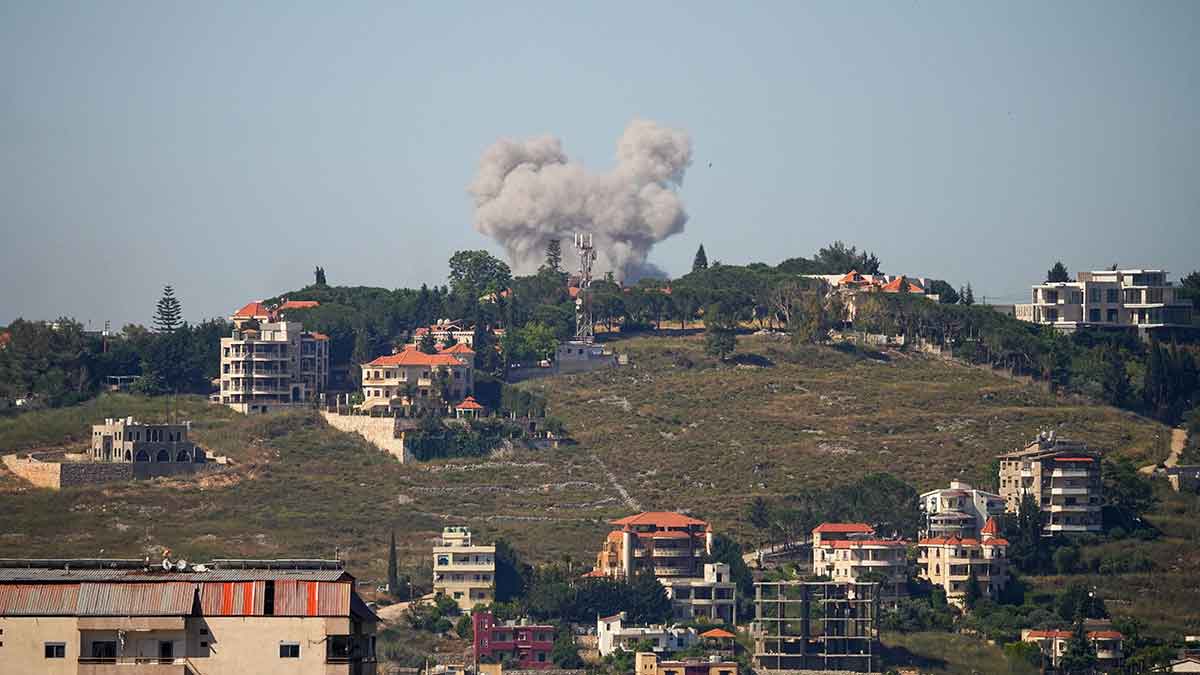 No peace on the horizon: Smoke billows from southern Lebanon following an Israeli strike on June 5 | Reuters