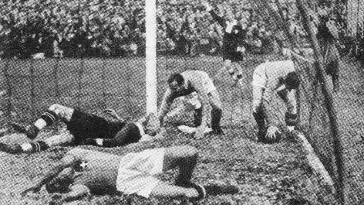 Italy’s winner against Austria in the 1934 semifinal | Getty Images