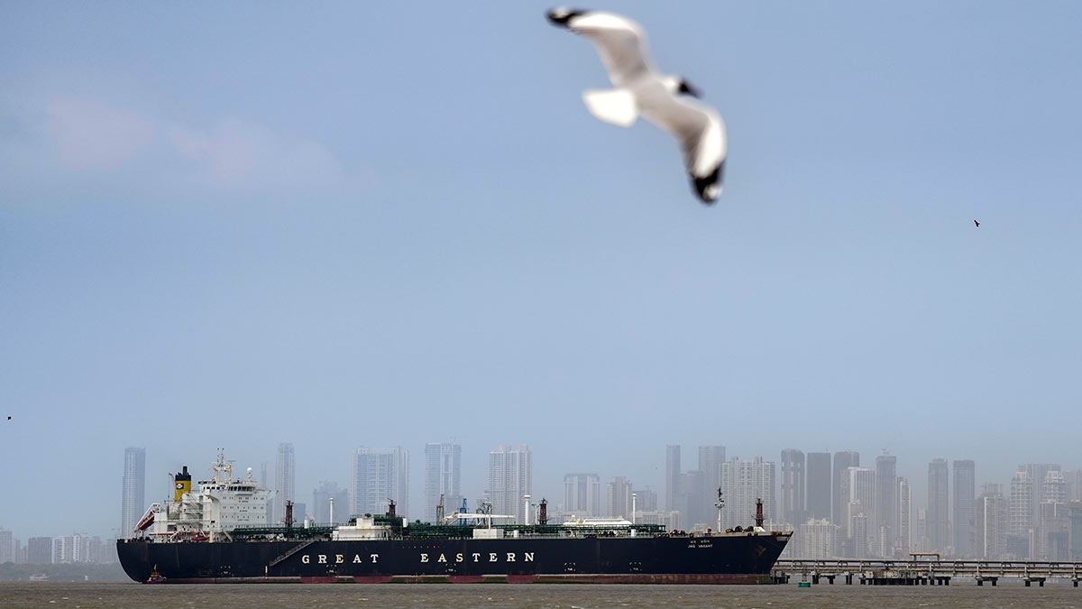 Back home: Jag Vasant was one of the Indian tankers that cleared the Strait of Hormuz during the Iran conflict | PTI