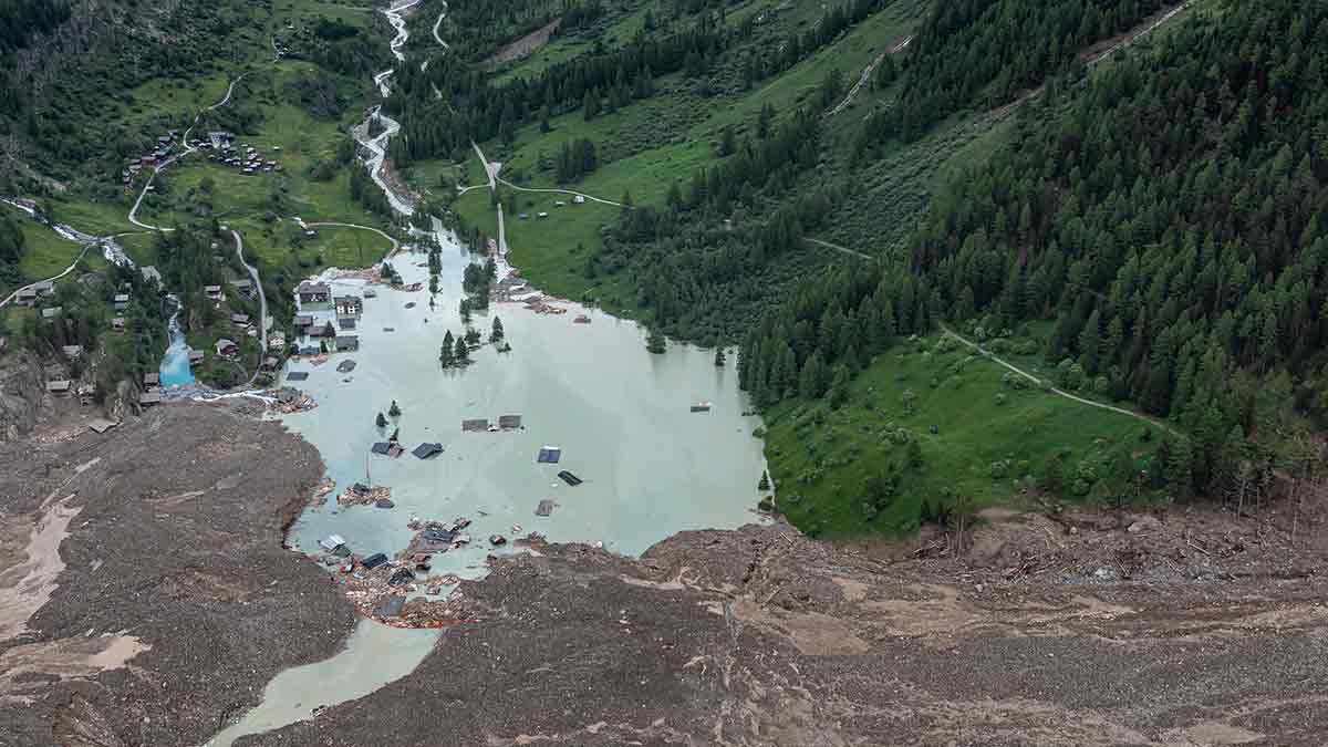 Lessons to be learnt: An avalanche struck Blatten village in Switzerland in May 2025, but all residents had been evacuated days prior | Getty Images