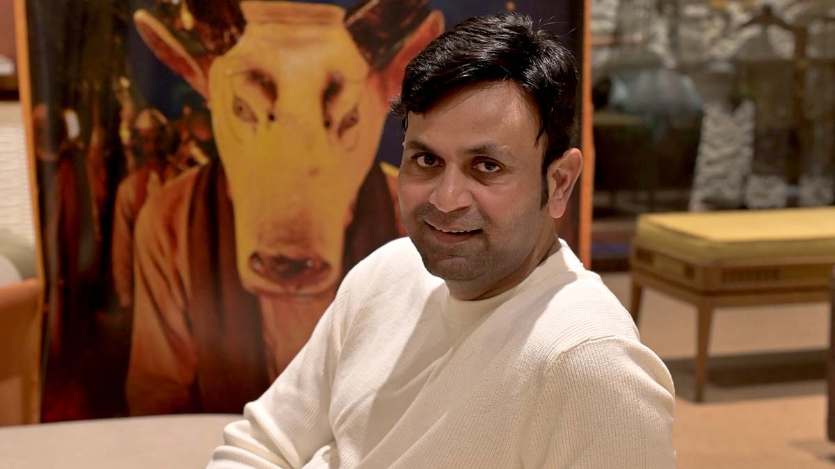 New high: Santosh Davakhar, director of Gondhal, which has been selected as India's official Oscars entry | Amey Mansabdar