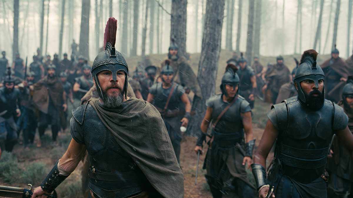 Warrior hero: Matt Damon as Odysseus in Christopher Nolan’s The Odyssey | Universal Pictures