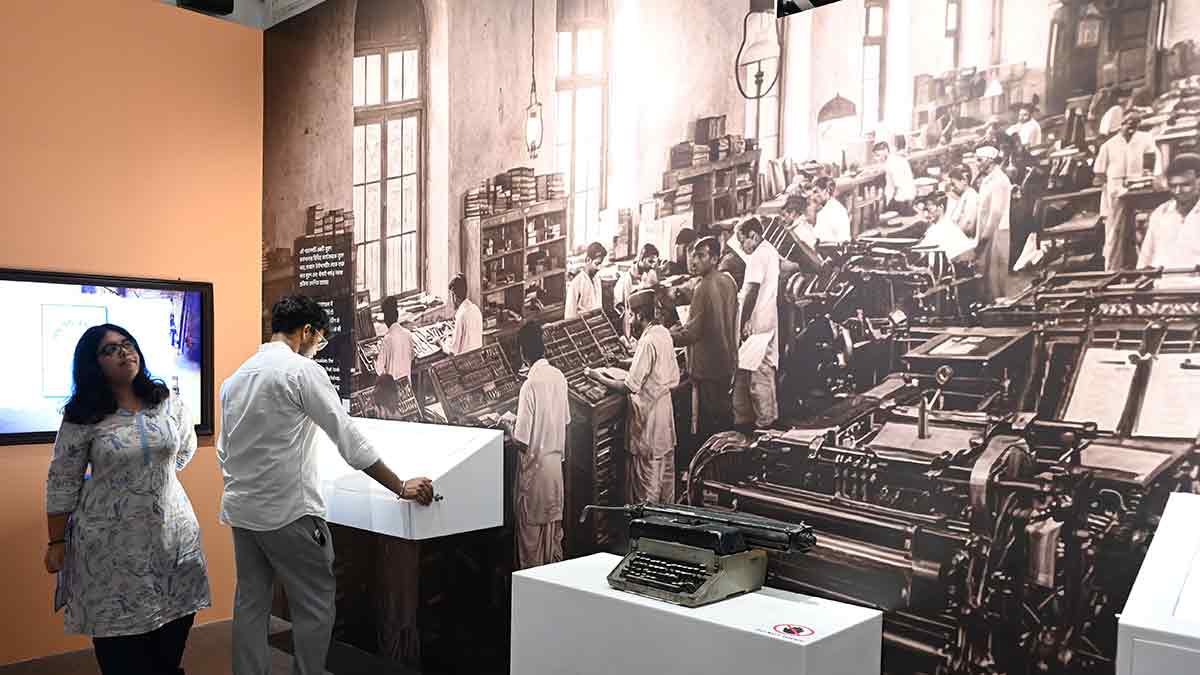 World of words: The Museum of Word in Kolkata features exhibits on the history of printing and the evolution of the press.