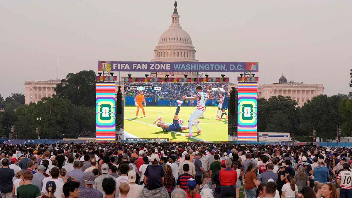 Lawn order: Even places, like Washington, DC, which are not hosting World Cup matches are hosting fan parks | Reuters