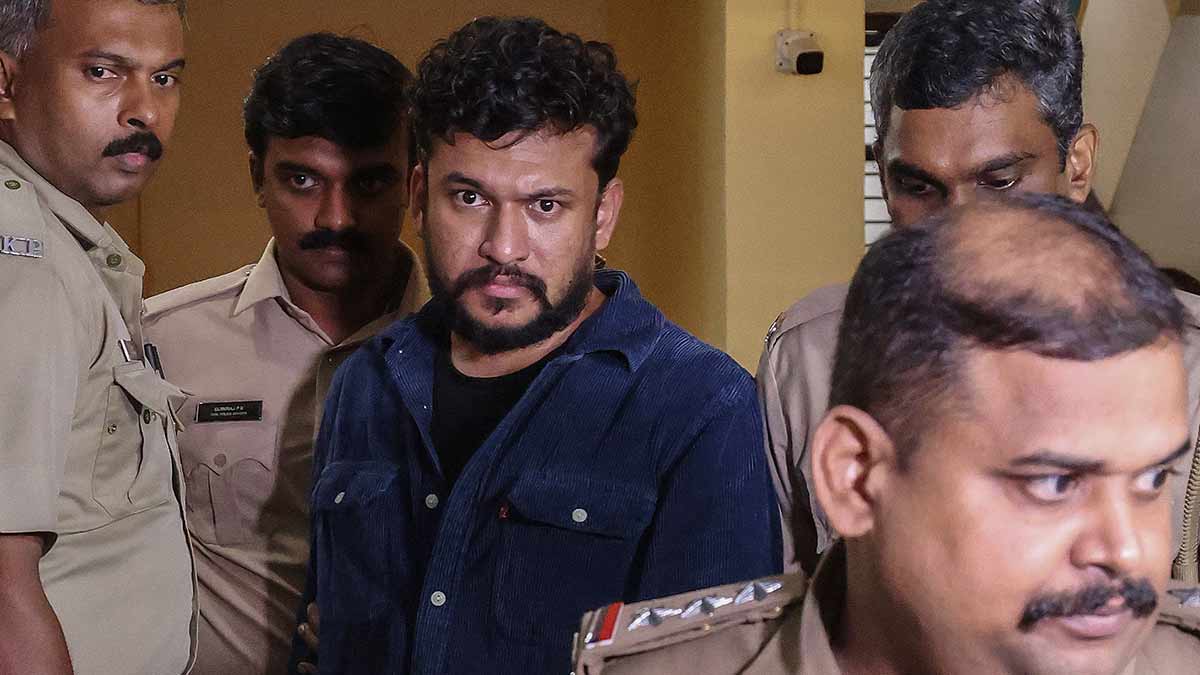 In trouble: Arjun Ayanki after getting arrested in Kannur | Vishnu V. Nair