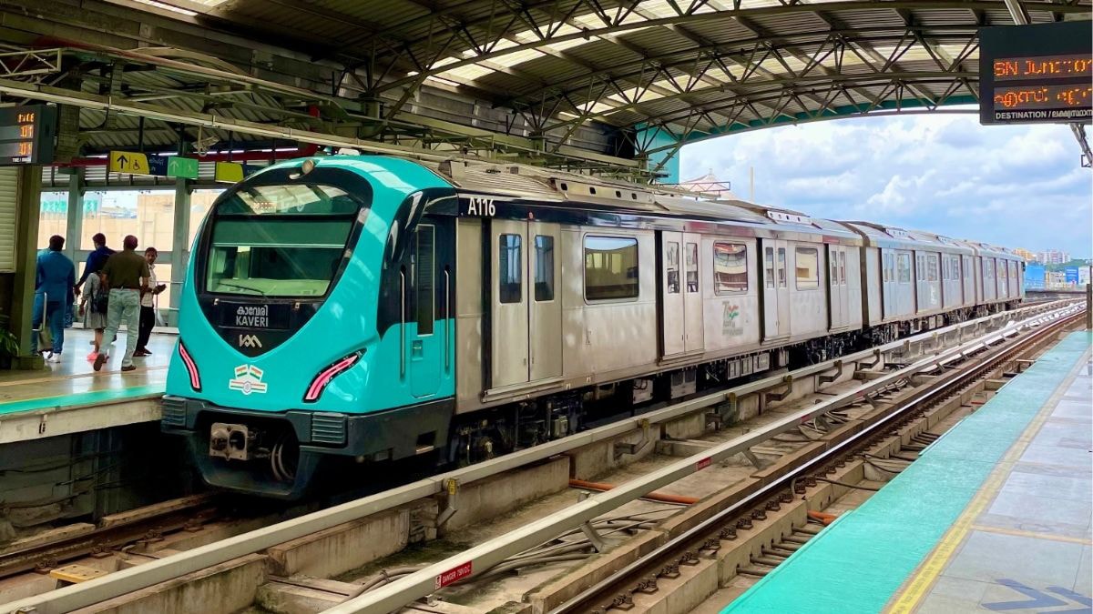 A file photo of Kochi Metro train | Nitin SJ Asariparambil