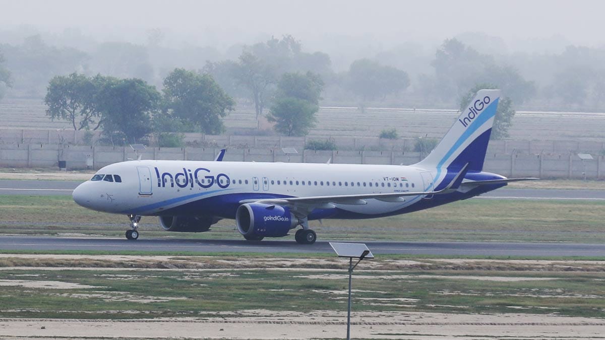 The first flight from Lucknow arrives at the Noida International Airport, in Jewar | PTI