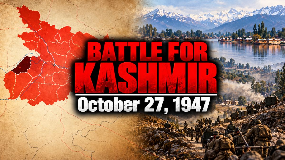 THE STORY OF INDIAN WARFARE | October 27, 1947: The race to Srinagar - Battle for Kashmir