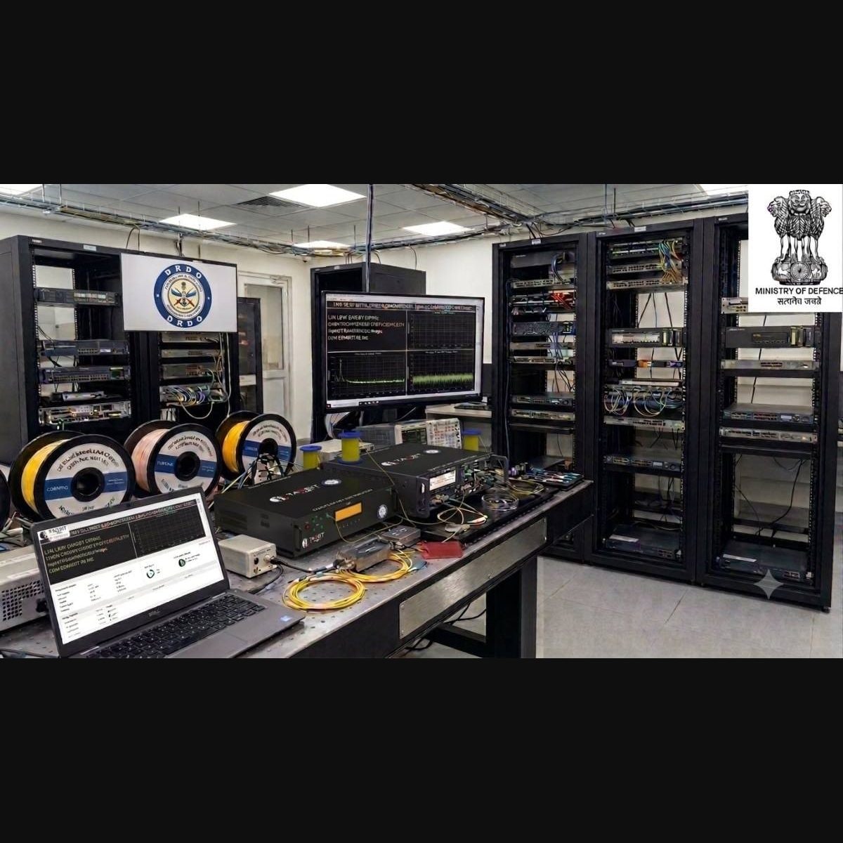 DRDO Clears Military Field Trials of a Fibre-Based Quantum Key Distribution System