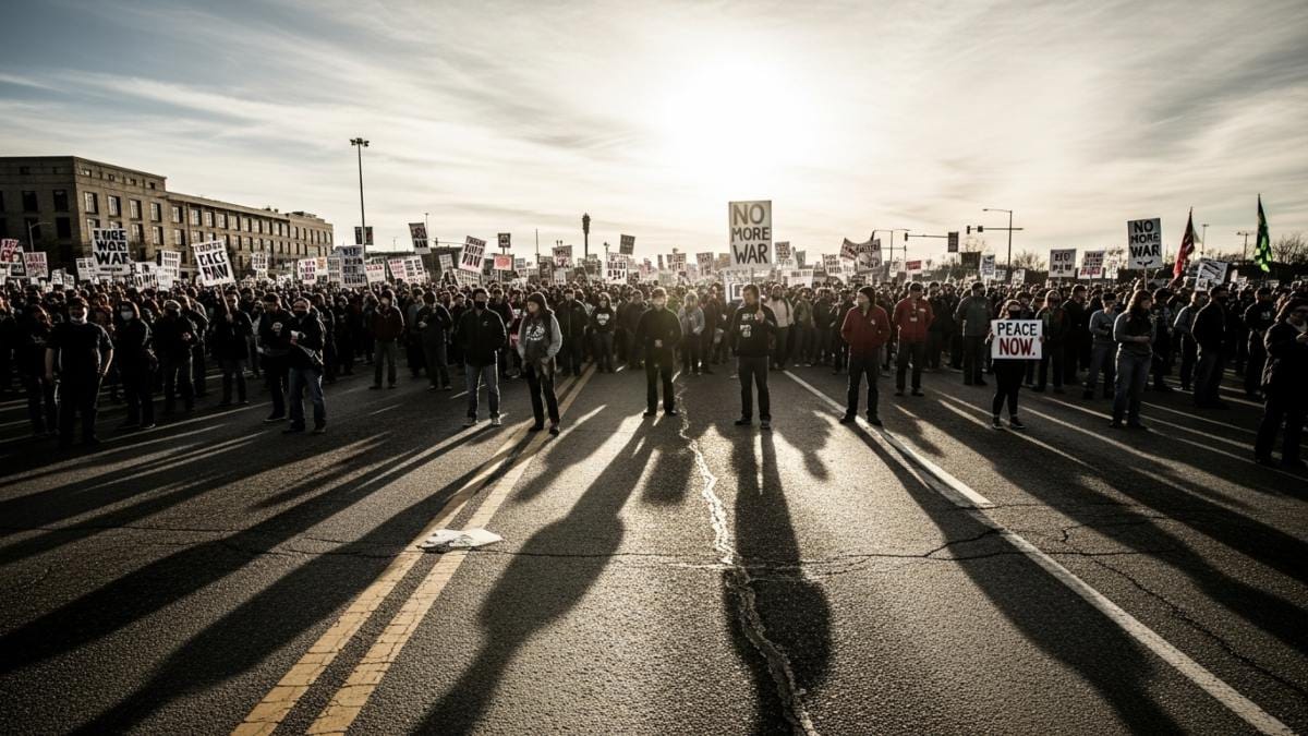 Armed with hope: If wars are increasing around the world, so is the voice of protest