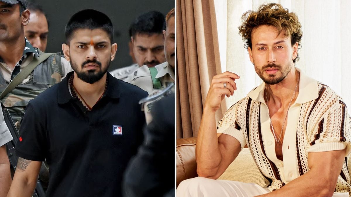 Gangster Lawrence Bishnoi (L) and Bollywood actor Tiger Shroff (R) | Instagram, X