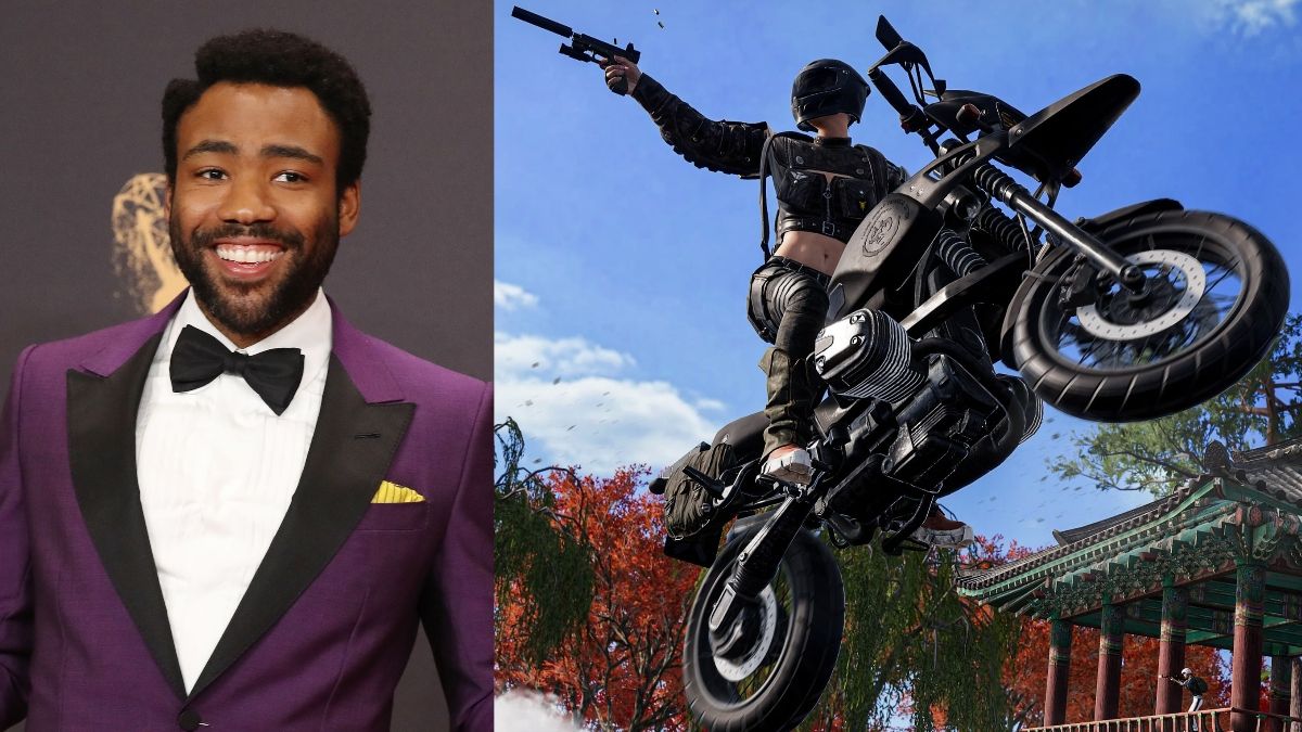 Donald Glover (left); Official from PUBG: Battlegrounds | Reuters/KRAFTON 