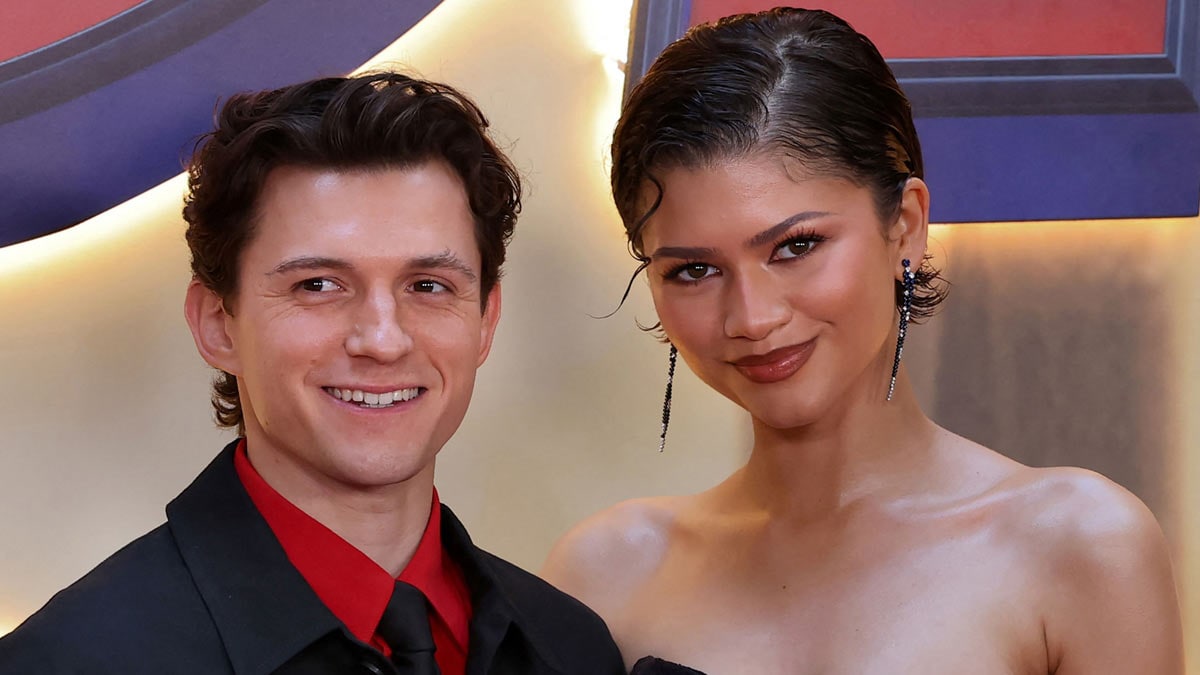 Actors Zendaya and Tom Holland pose during a photocall for ‘Spider-Man: Brand New Day’ in Madrid | AFP
