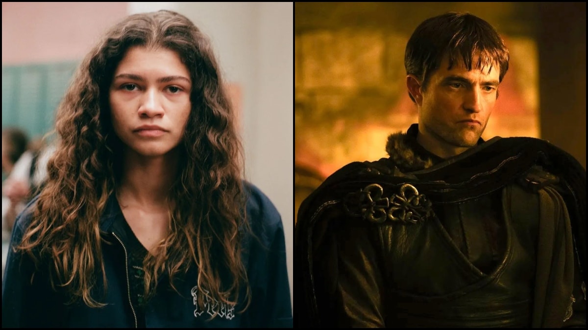 Zendaya in "Euphoria" and Robert Pattinson in "The Odyssey"