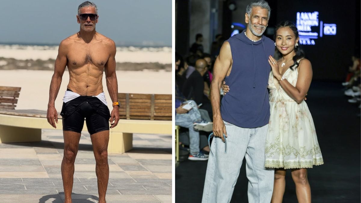 Milind Soman and his wife Ankita Konwar | Instagram