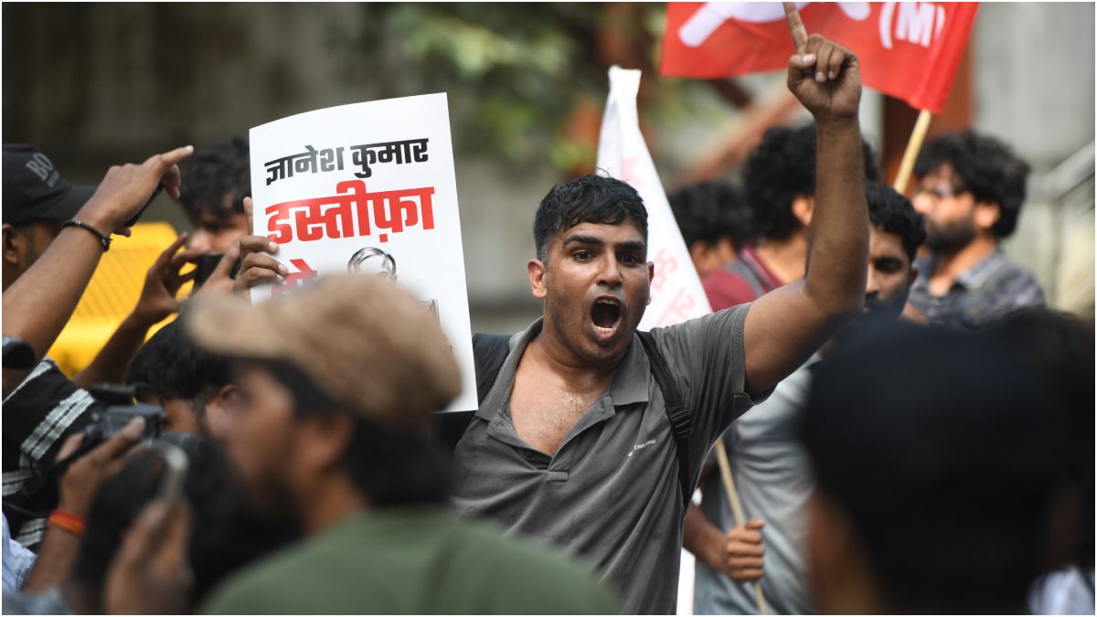 Delhi witnessed extensive security arrangements to prevent protesters from gathering at Jantar Mantar | Kritajna Naik