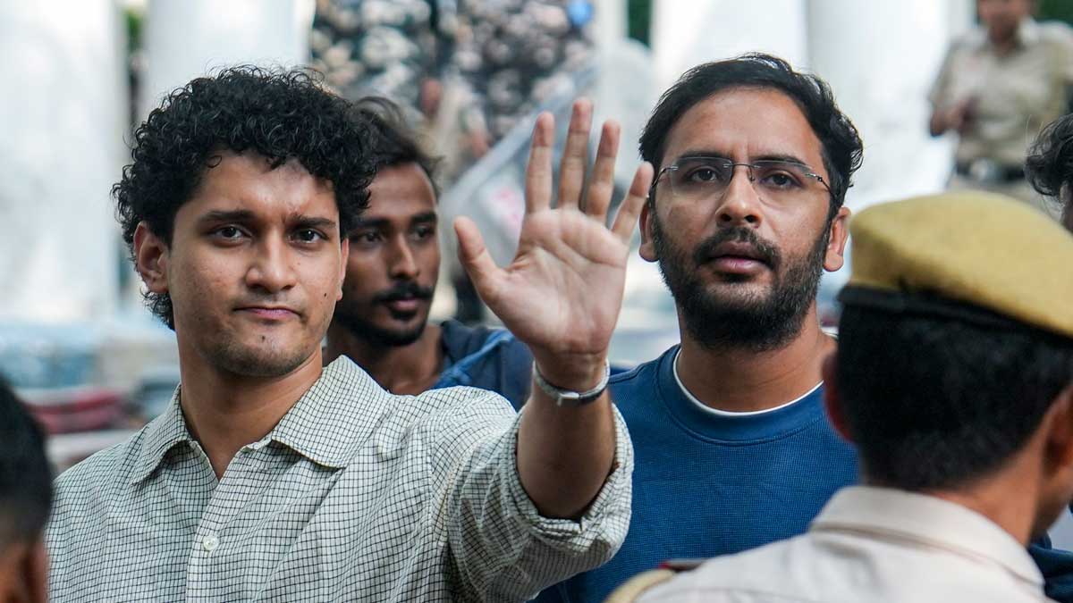 Cockroach Janta Party (CJP) leaders Saurav Das and Ashutosh Ranka | PTI