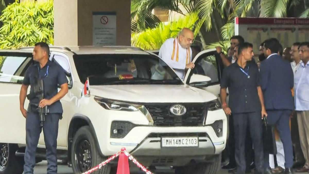 Union Home Minister Amit Shah arrives at the Apollo hospital to meet those injured | PTI