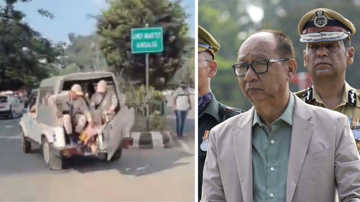 Angre Man Manipur violence: Angry protesters leave bodies outside CM's residence ...