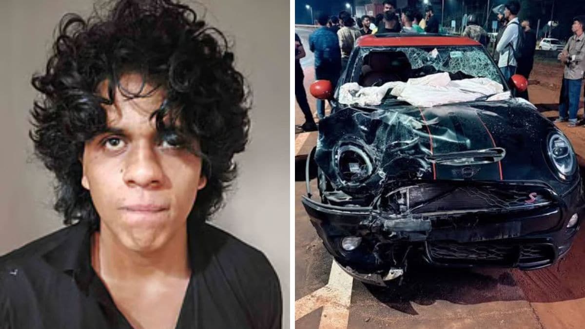 A video purportedly shows Suhail Sajeev driving the Mini Cooper that rammed a scooter, killing three students on the spot