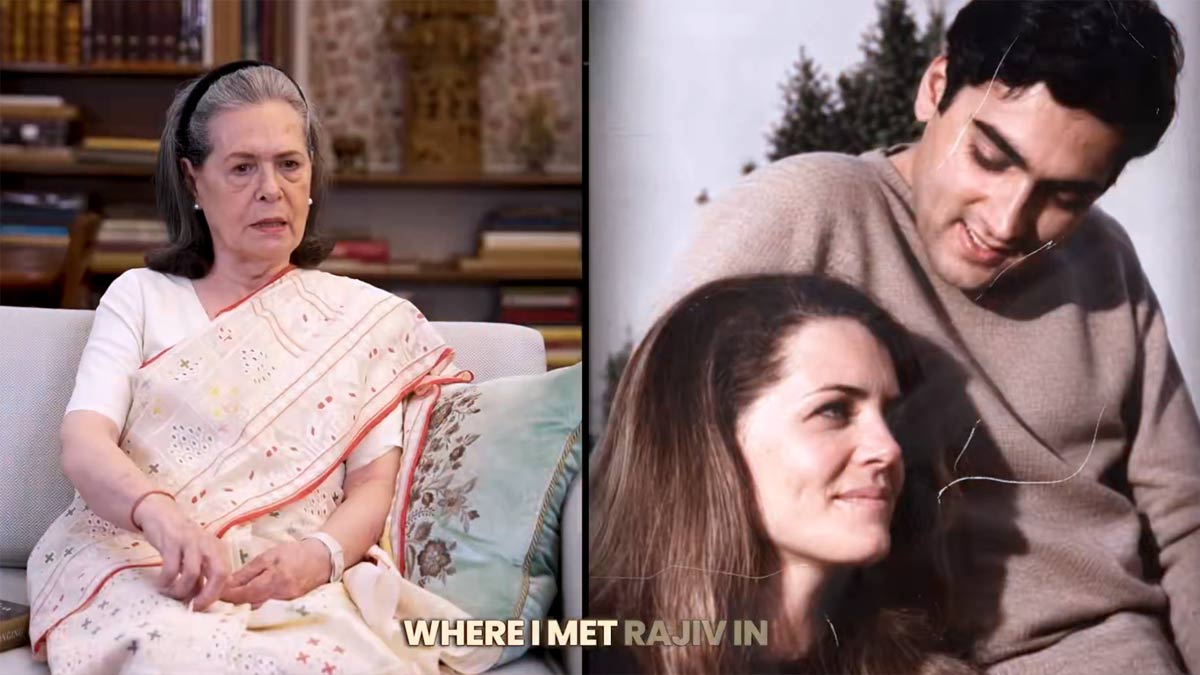 Sonia recalled Rajiv Gandhi as a gentle and good-looking young man who left a lasting impression on her | X