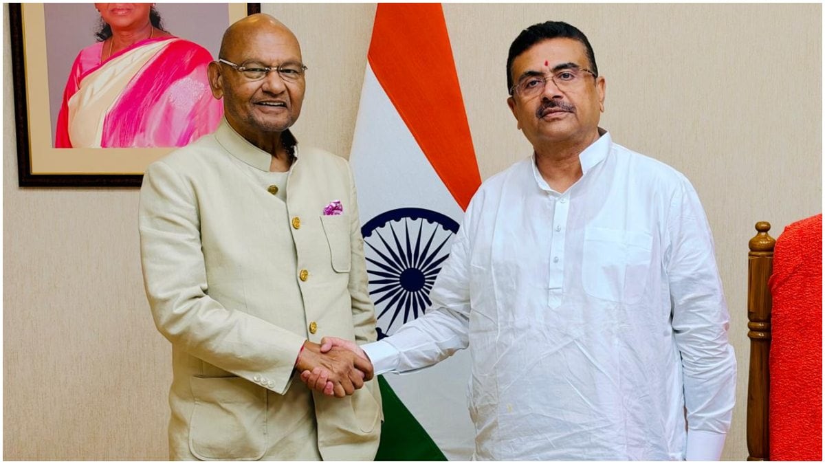 Vedanta Group Founder and chairman Anil Agarwal with Chief Minister Suvendu Adhikari  | via X