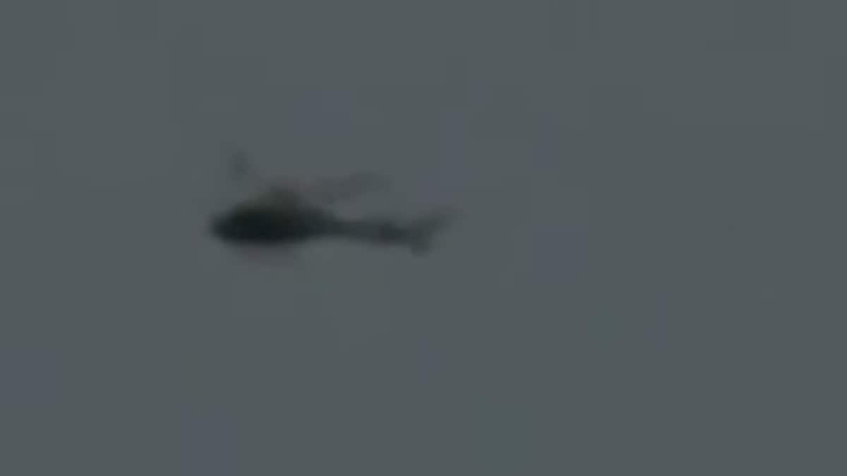 A screenngrab of the chopper | via ANI
