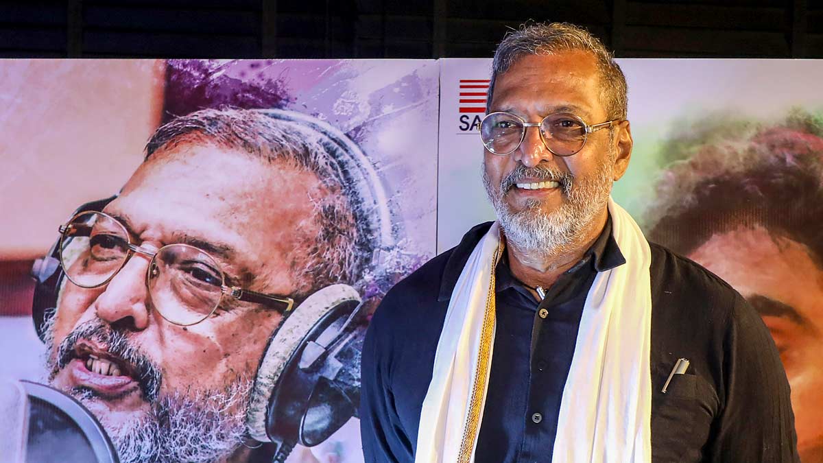 Nana Patekar is seen during the release of the Marathi-language music album 'Nana Chhand', in Mumbai, in this file photo dated July 5, 2024 | PTI