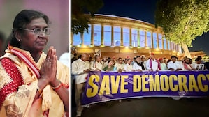 Anti-CEC protest: Amid INDIA bloc sit-in at Vijay Chowk, delegation meets with President