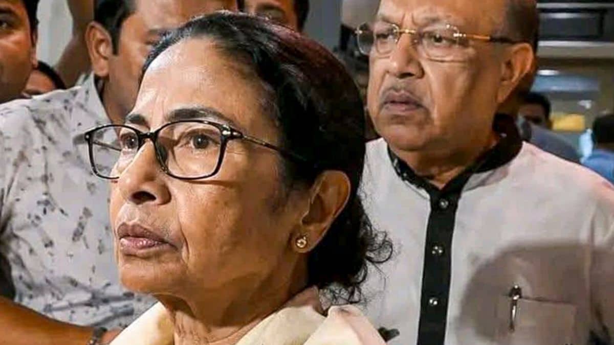 TMC chief and former West Bengal chief minister Mamata Banerjee leaves after meeting Abhishek Banerjee at a private hospital following his brief admission, in Kolkata | PTI 